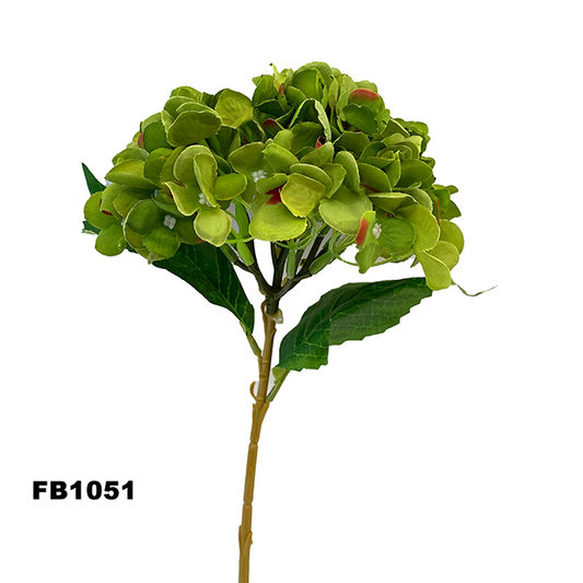 PARTY JOY 6 heads Silk Hydrangea Branch Artificial Flowers Bridal Bouquet for Wedding Office Party Garden Home Crafts DIY INS Decor (FB1051)