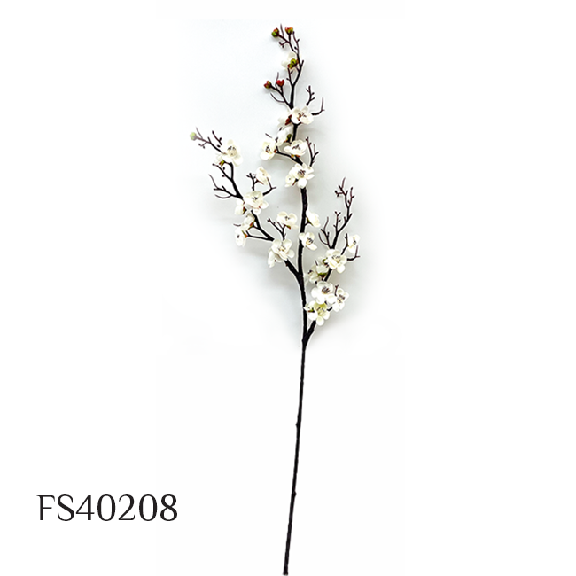 Artificial Silk Plum Blossom Bouquet DIY Home Decoration (FS40208)