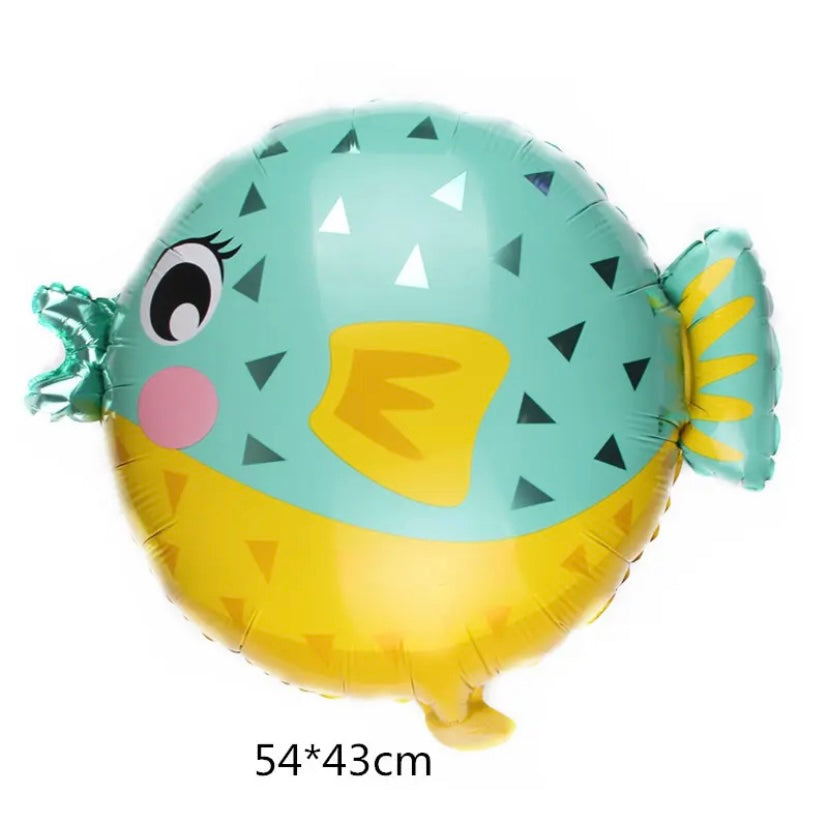Fish Sea Animal Balloons Starfish Sea Horse Air Balloons Ocean World Under Sea Theme Birthday Party Decoration Baby Shower.