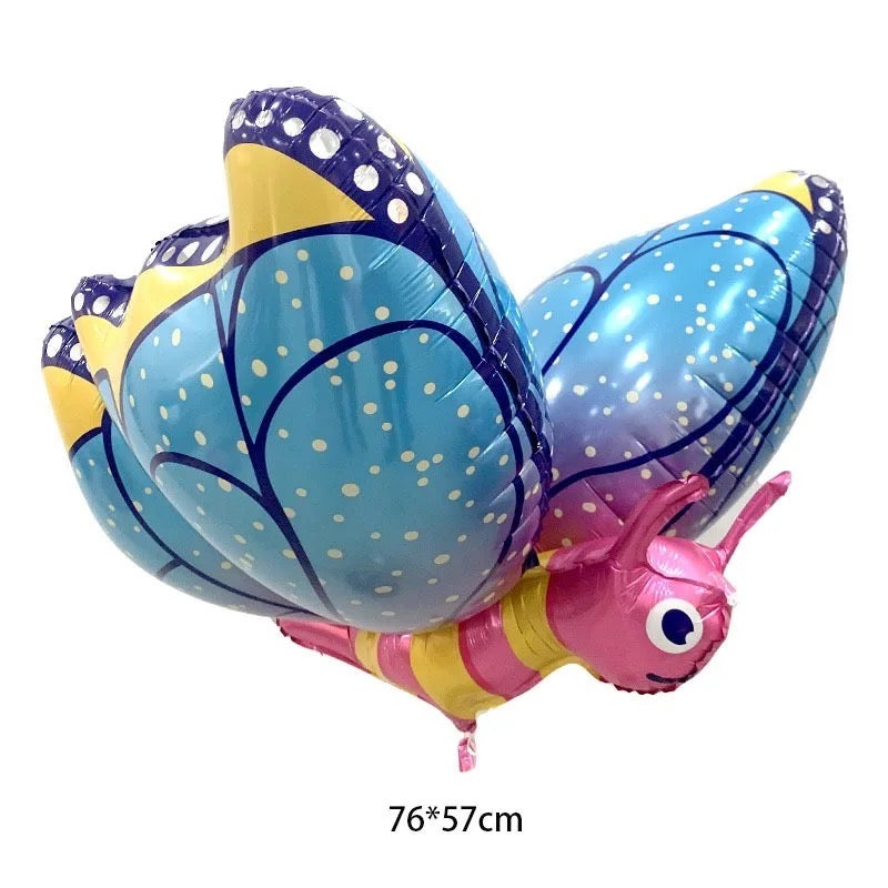 Butterfly And Unicorn Baby Shark Photo Frame Hot air Foil Balloons
