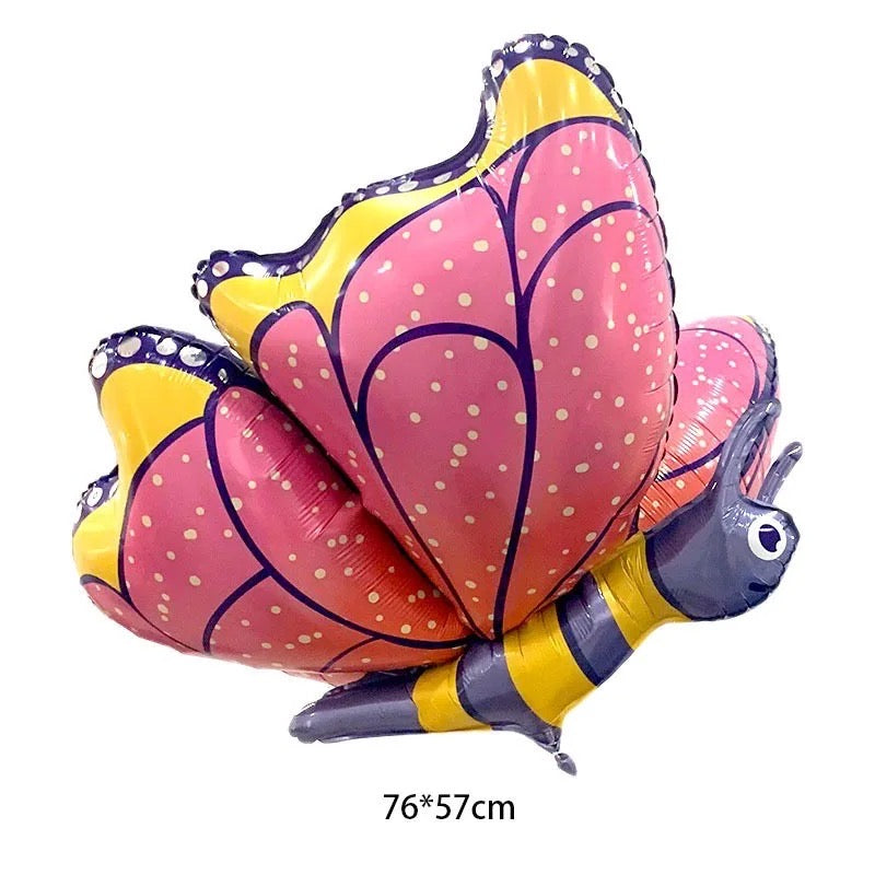 Butterfly And Unicorn Baby Shark Photo Frame Hot air Foil Balloons