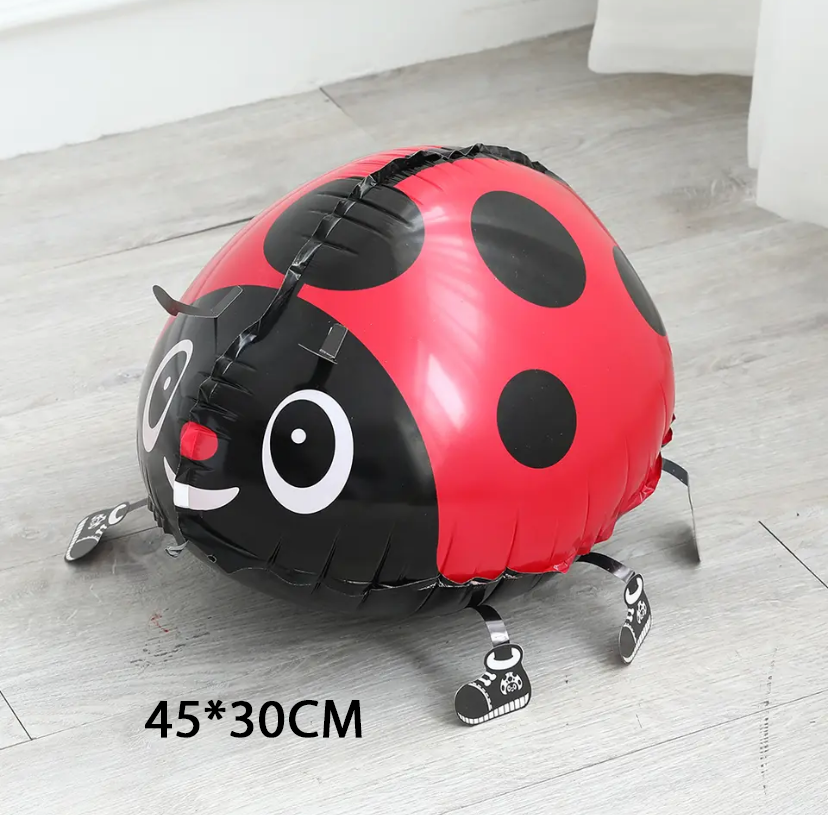 Jungle Cartoon Animal Balloon Rabbit Fox Penguin Hippo Tiger Crocodile Alluminum Foil Balloon Zoo Party Children's Toy