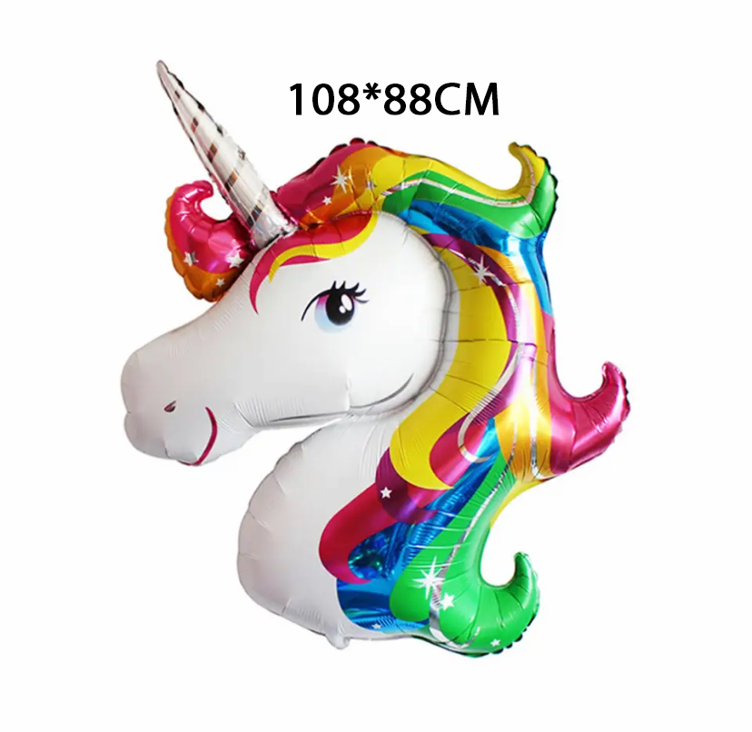 Butterfly And Unicorn Baby Shark Photo Frame Hot air Foil Balloons