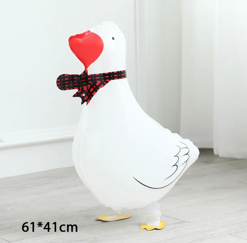 Jungle Cartoon Animal Balloon Rabbit Fox Penguin Hippo Tiger Crocodile Alluminum Foil Balloon Zoo Party Children's Toy