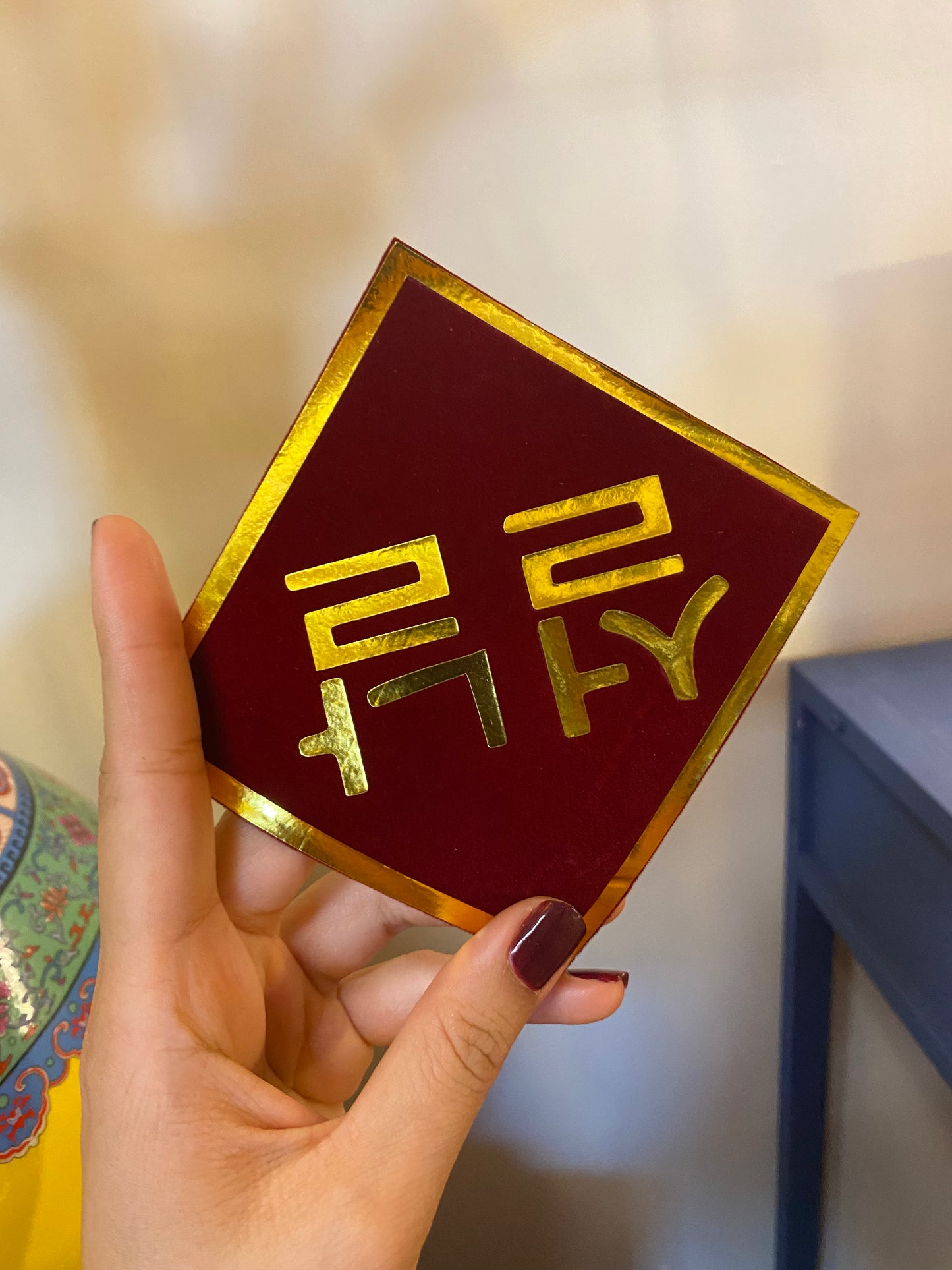 54CM Tall Artificial Flower Arrangement Realistic Persimmon Branches In Rattan Vase (ARCG1)