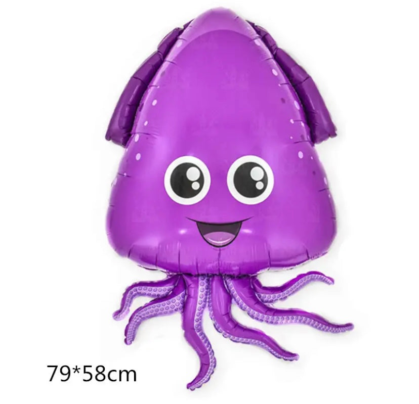 Fish Sea Animal Balloons Starfish Sea Horse Air Balloons Ocean World Under Sea Theme Birthday Party Decoration Baby Shower.