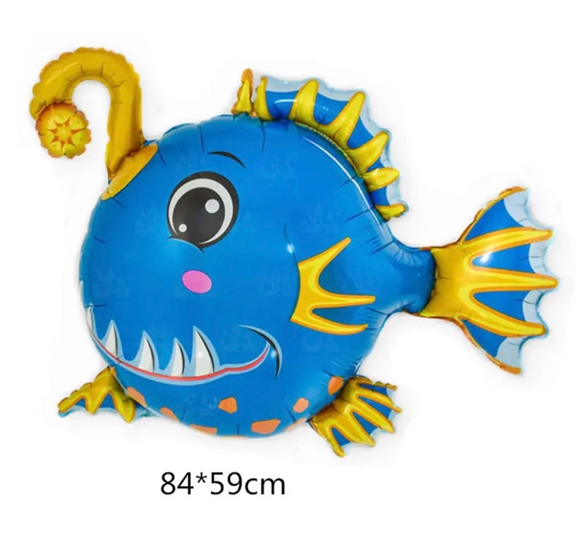 Fish Sea Animal Balloons Starfish Sea Horse Air Balloons Ocean World Under Sea Theme Birthday Party Decoration Baby Shower.
