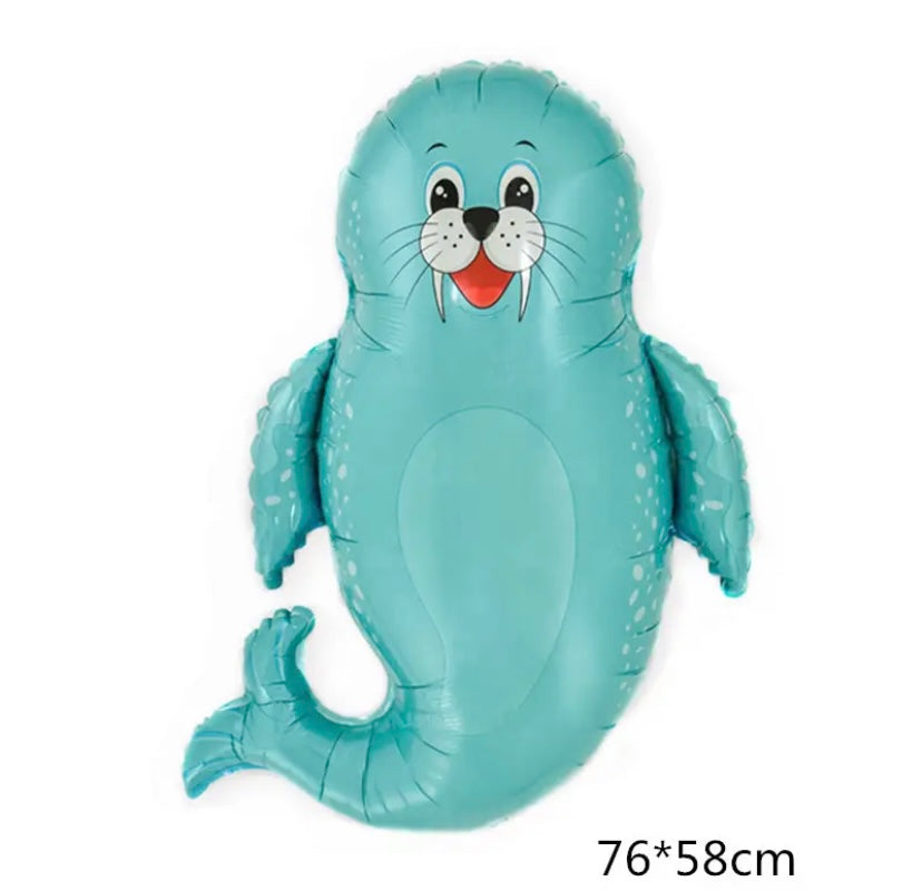 Fish Sea Animal Balloons Starfish Sea Horse Air Balloons Ocean World Under Sea Theme Birthday Party Decoration Baby Shower.