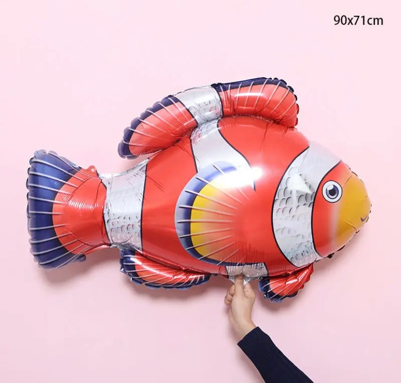 Fish Sea Animal Balloons Starfish Sea Horse Air Balloons Ocean World Under Sea Theme Birthday Party Decoration Baby Shower.