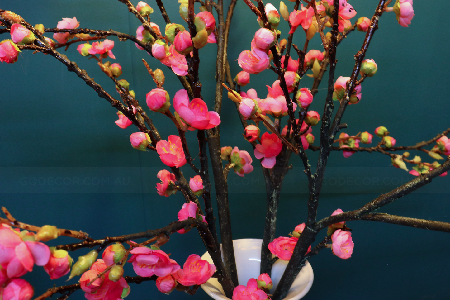 1.14M Tall Artificial Flowers Plum Blossom in Vase (ARBJ1)