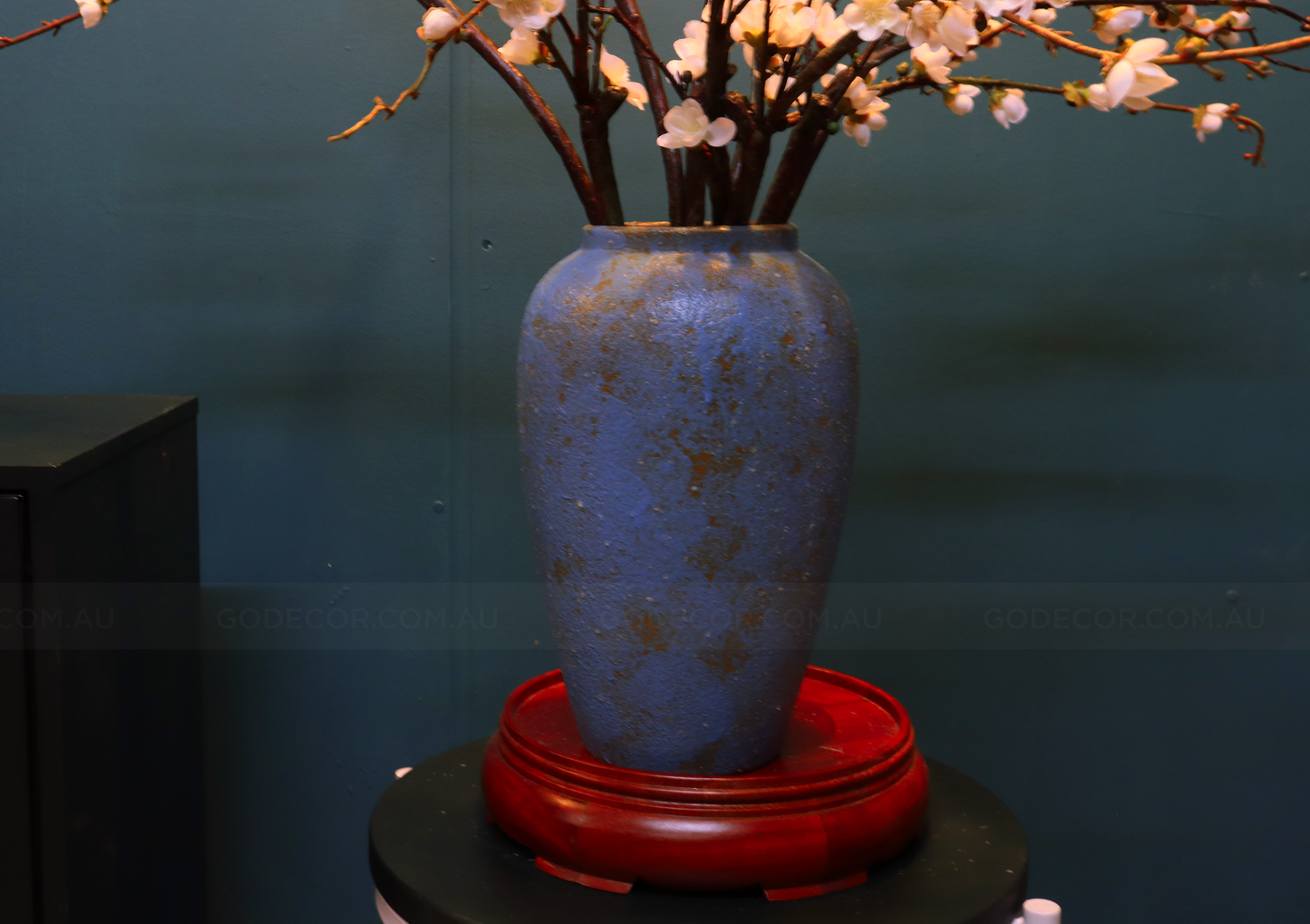 67CM Tall Artificial Flower Arrangement Plum Blossom In Vase(ARBE2)