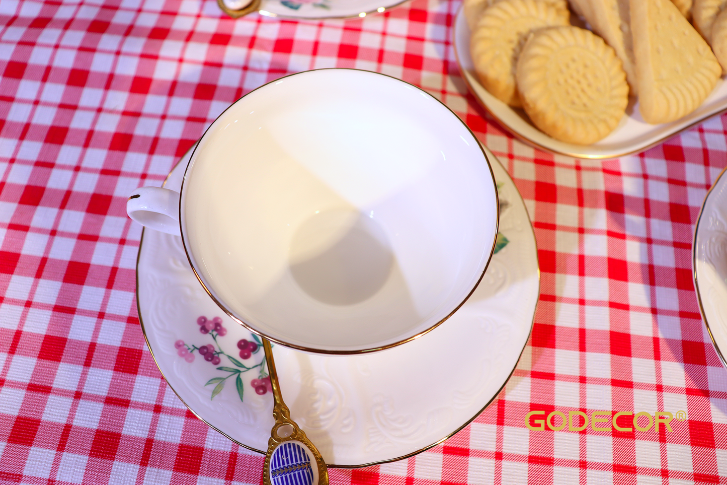 21 Pcs Vintage England Tea Set Top Grade Ceramic