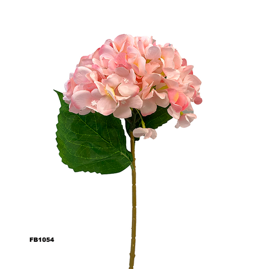 PARTY JOY 6 heads Silk Hydrangea Branch Artificial Flowers Bridal Bouquet for Wedding Office Party Garden Home Crafts DIY INS Decor (FB1054)