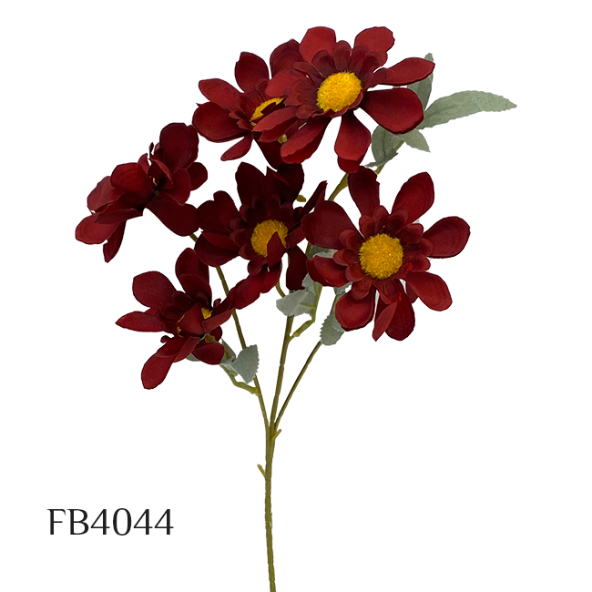 6 forks Gerbera Artificial Silk Flowers DIY Home Furnishings Floral Arrangement Wedding Decoration Fake Flower (FB4044)