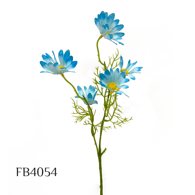6 Heads Long Stem Daisy Flower Branch Simulation Fake Flower Garden Living Room Decoration Floor Display Artificial flowers (FB4054)