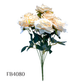 Artificial Rose  Flower Silk Flowers 9 Branches Faux Flower Bouquet Home Wedding Decoration Home Decor Party Garden Office (FB4080)