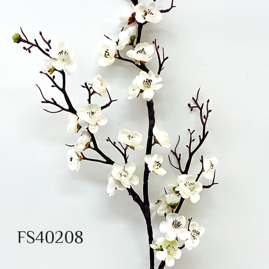 Artificial Silk Plum Blossom Bouquet DIY Home Decoration  (FS40208)