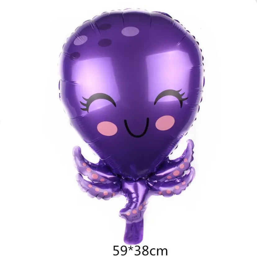Fish Sea Animal Balloons Starfish Sea Horse Air Balloons Ocean World Under Sea Theme Birthday Party Decoration Baby Shower.