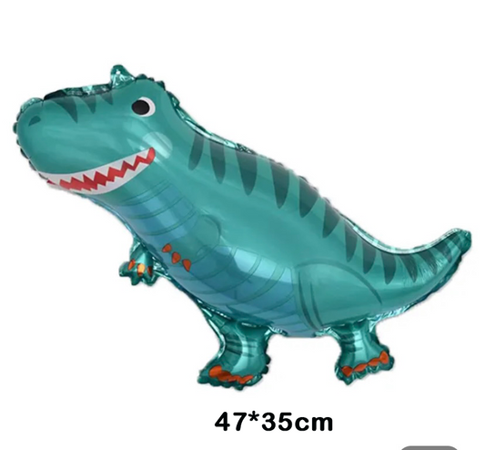 Jungle Cartoon Animal Balloon Rabbit Fox Penguin Hippo Tiger Crocodile Aluminum Foil Balloon Zoo Party Children's Toy