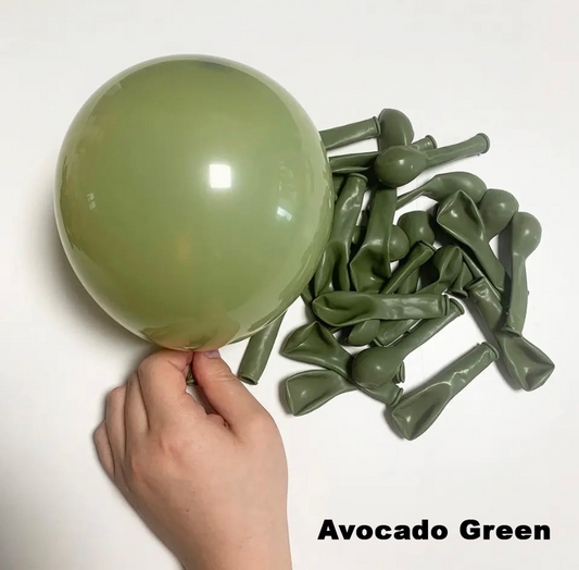 Green Balloon Avocado High Quality Latex Balloons Bridal Party Wedding Birthday Baby Shower Decor