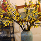 1m Tall Artificial Flower Arrangement Winter Jasmine In Vase (ARAB1)