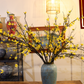 1m Tall Artificial Flower Arrangement Winter Jasmine In Vase (ARAB1)