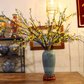 1m Tall Artificial Flower Arrangement Winter Jasmine In Vase (ARAB1)