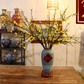 1m Tall Artificial Flower Arrangement Winter Jasmine In Vase (ARAB1)