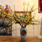 1m Tall Artificial Flower Arrangement Winter Jasmine In Vase (ARAB1)