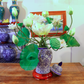 Extra Large Arrangement Artificial Flower Realistic Lotus In Blue & White Pattern Jar (ARCQ1)