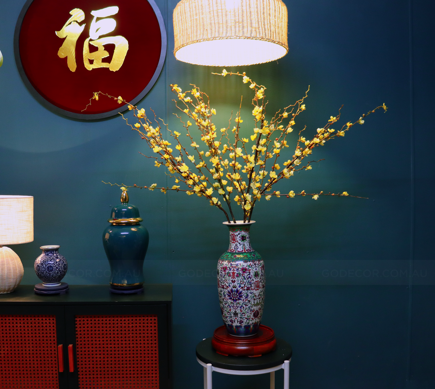1.17M Tall Artificial Flower Arrangement in Vase (ARBI2)