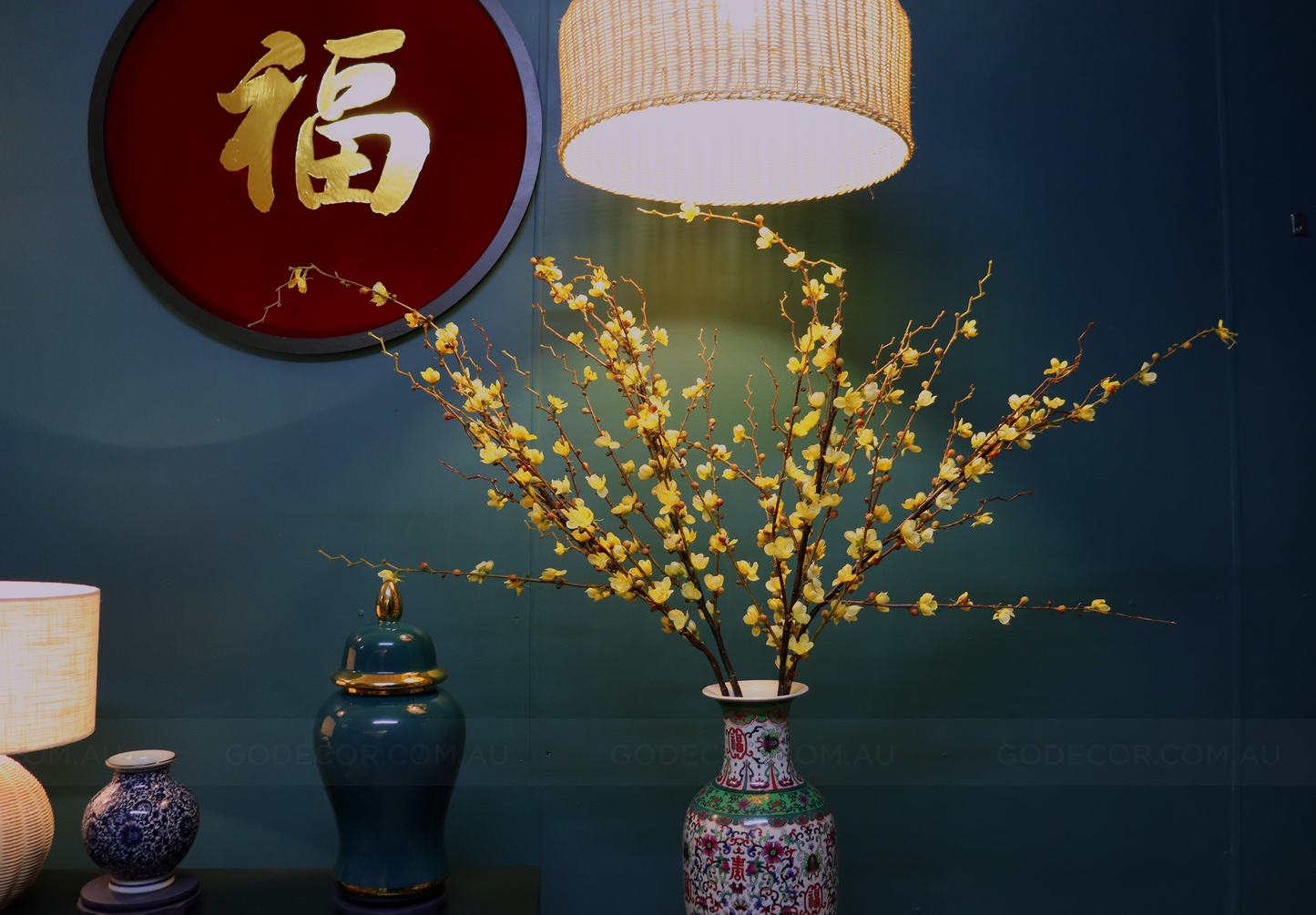 1.17M Tall Artificial Flower Arrangement in Vase (ARBI2)