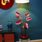 80CM Tall Artificial Flower Arrangement Purple Flamingo Flowers In Vase (ARBP2)