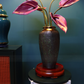 80CM Tall Artificial Flower Arrangement Purple Flamingo Flowers In Vase (ARBP2)