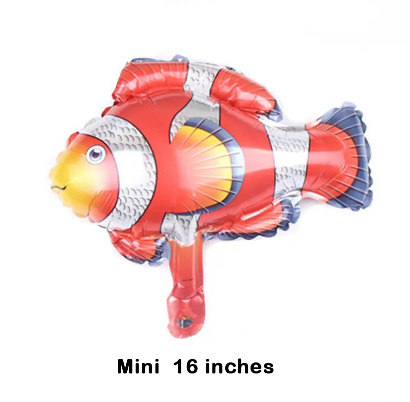 Fish Sea Animal Balloons Starfish Sea Horse Air Balloons Ocean World Under Sea Theme Birthday Party Decoration Baby Shower.
