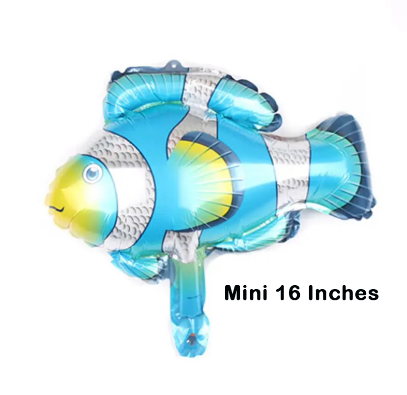 Fish Sea Animal Balloons Starfish Sea Horse Air Balloons Ocean World Under Sea Theme Birthday Party Decoration Baby Shower.