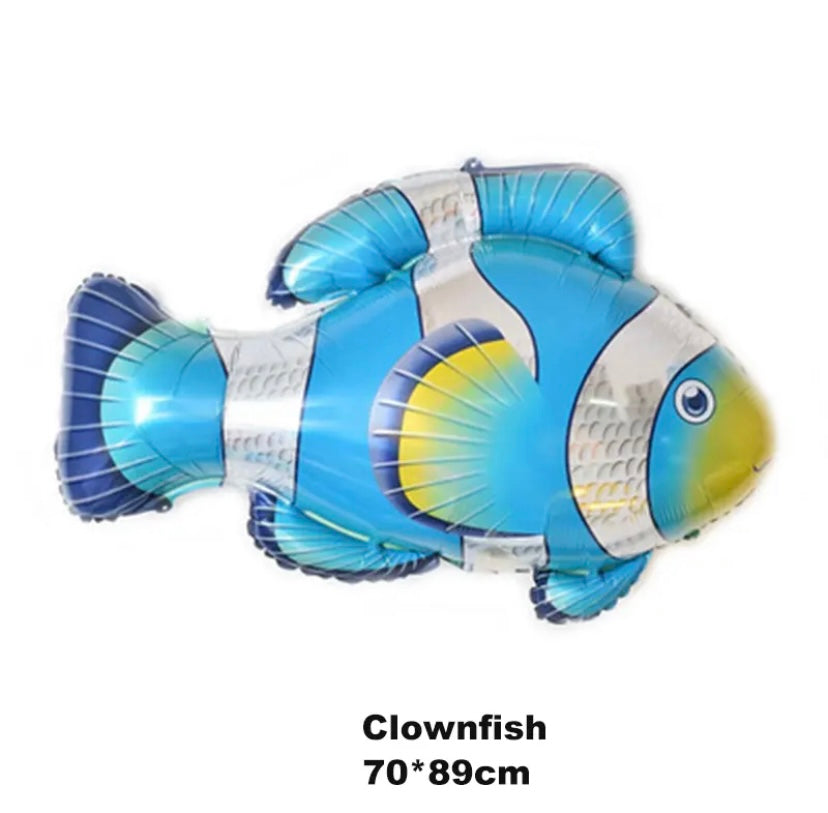 Fish Sea Animal Balloons Starfish Sea Horse Air Balloons Ocean World Under Sea Theme Birthday Party Decoration Baby Shower.