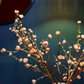 1M TALL Artificial Flowers Arrangement Plum Blossom Gold Branches in yellow Chinese Pattern Vase (ARCC1)