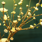 1M TALL Artificial Flowers Arrangement Plum Blossom Gold Branches in yellow Chinese Pattern Vase (ARCC1)