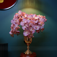 73CM Tall Artificial Flowers Arrangement Blush Orchids In Metal Vase (ARBR1)