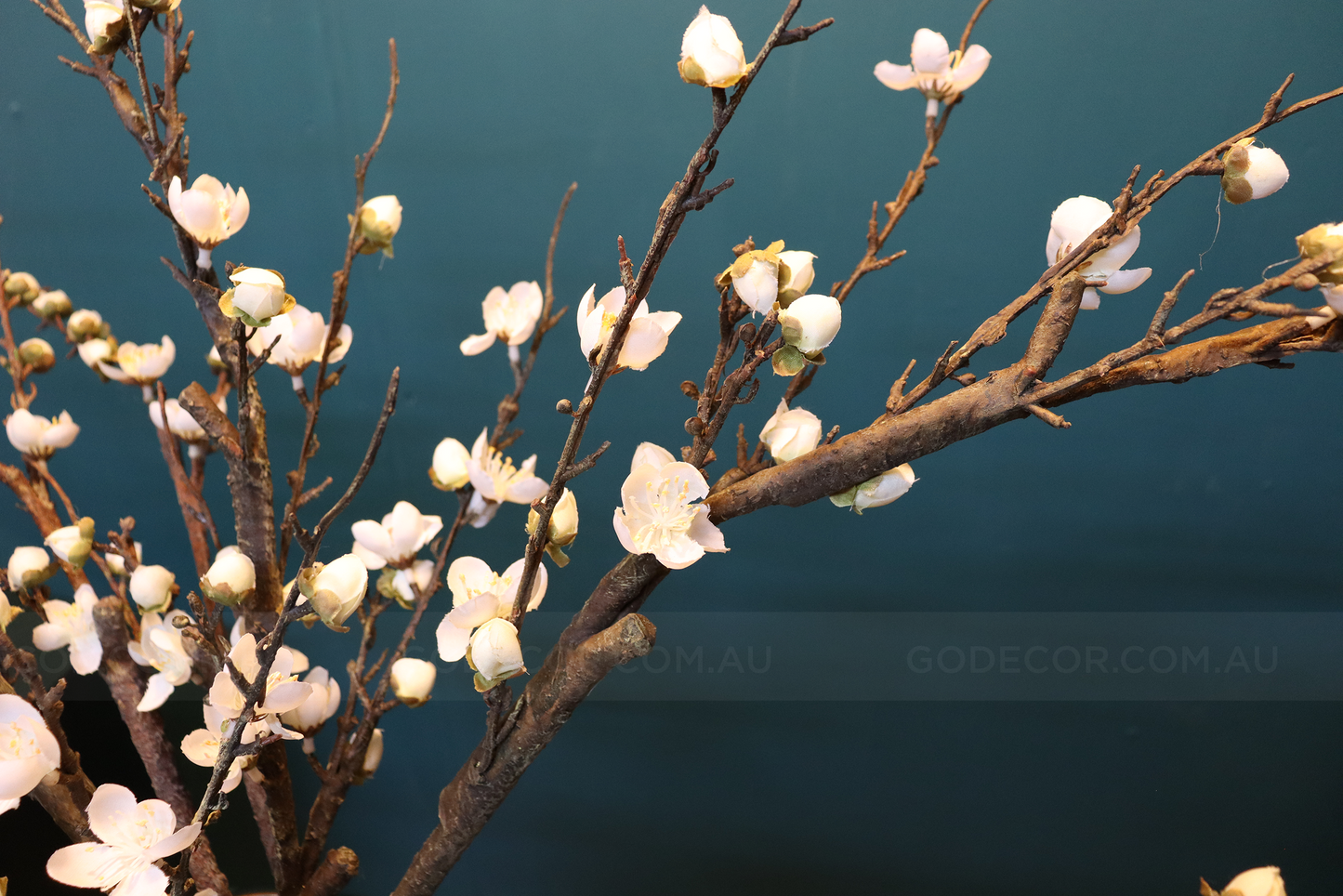 Artificial Flower Plum Blossom In Vase (ARCU1)