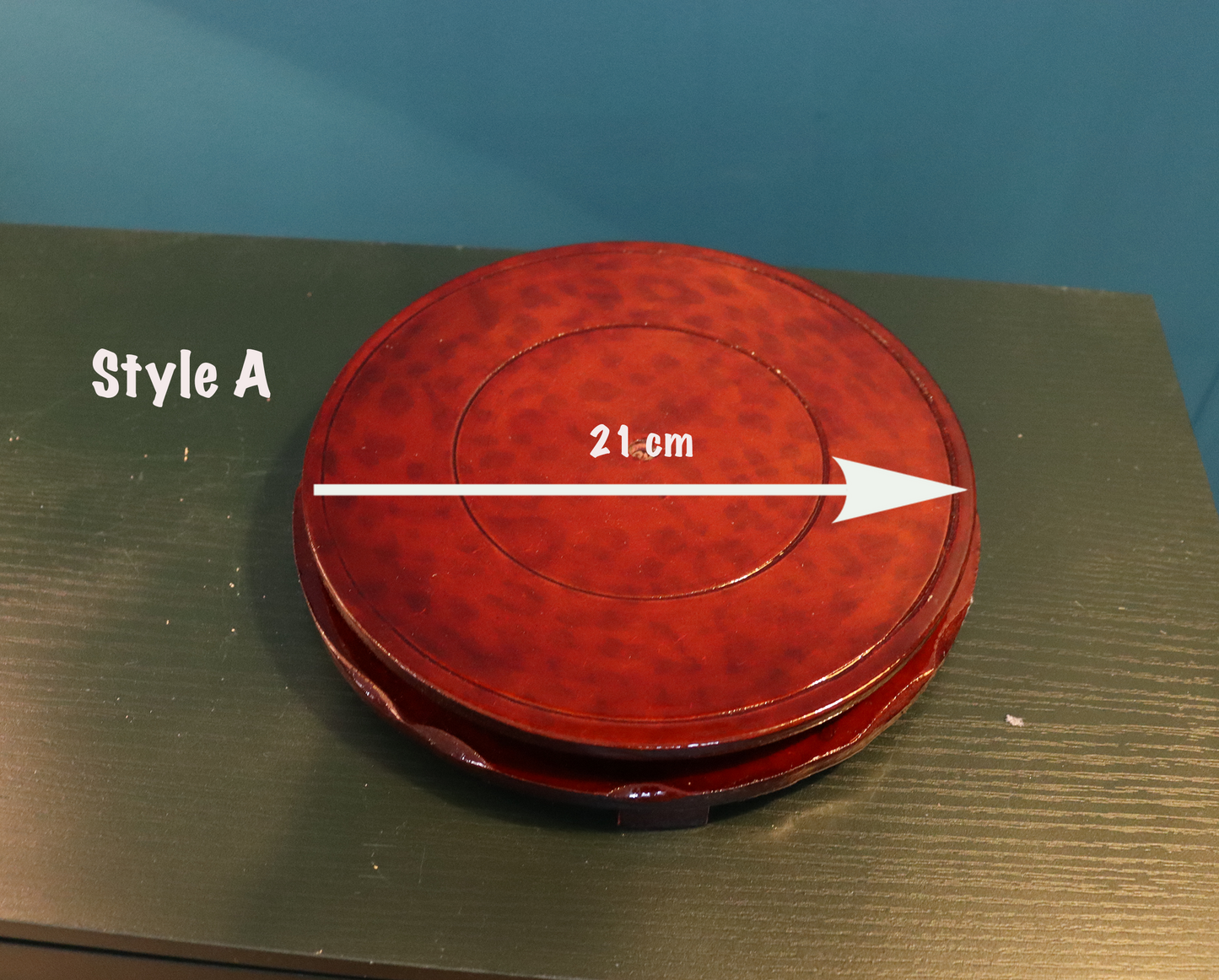 Wooden Vase Base
