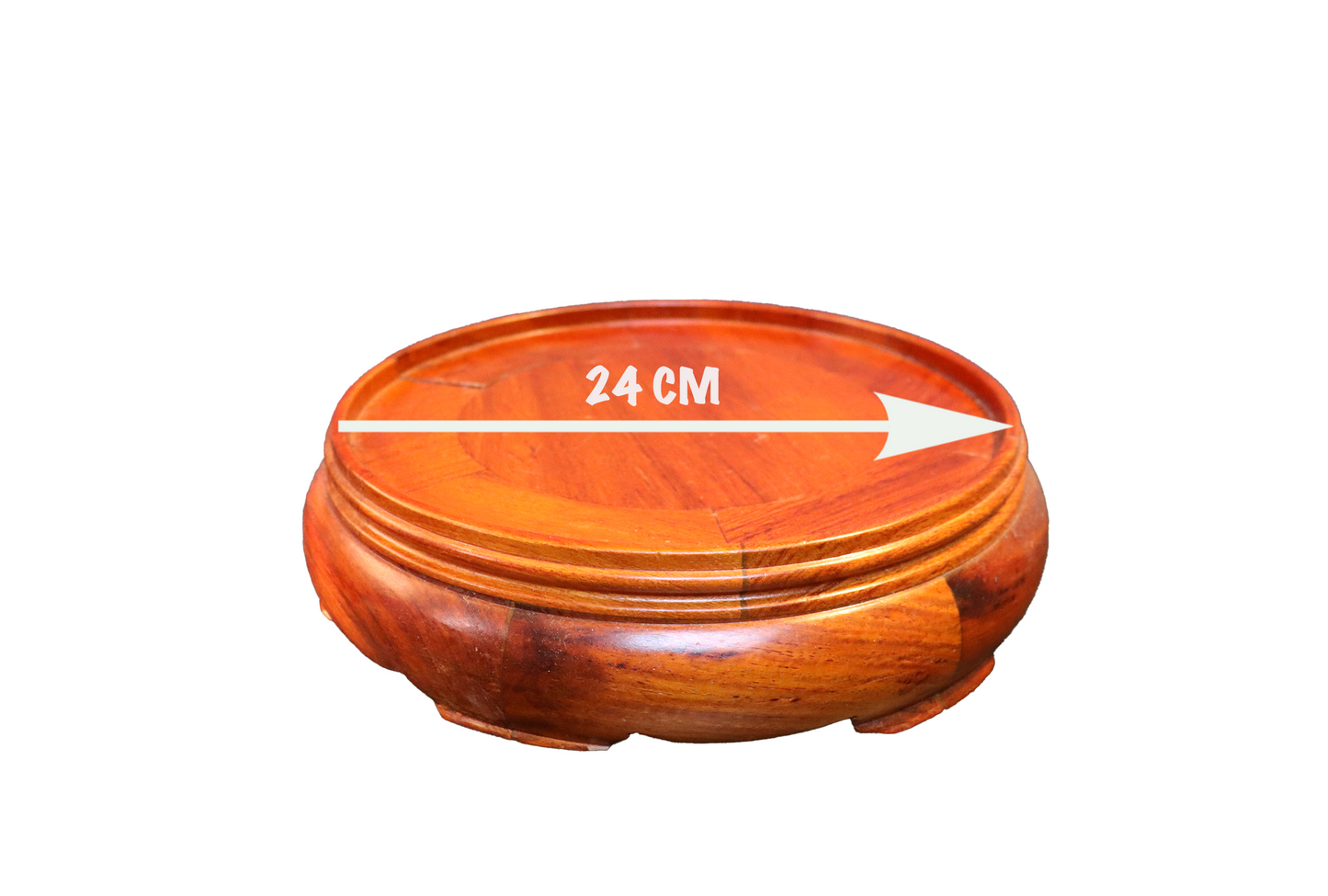 Wooden Vase Base