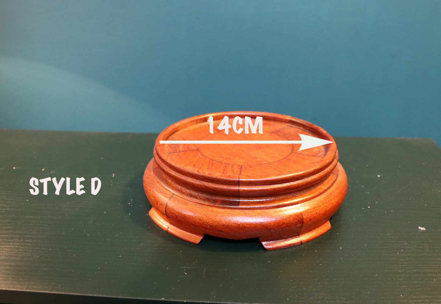 Wooden Vase Base