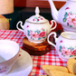 21 Pcs England Vintage Top Grade Tea Set Rose Patterns