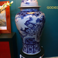 90 cm tall Giant Lion Oriental Jar