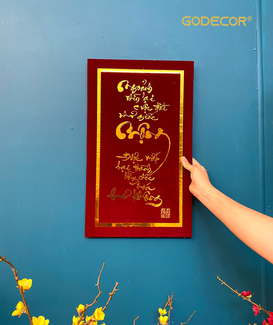 Red Decorative Sign In Vietnamese (SA1)