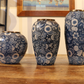 Blue And White Pattern Vases (VE123)