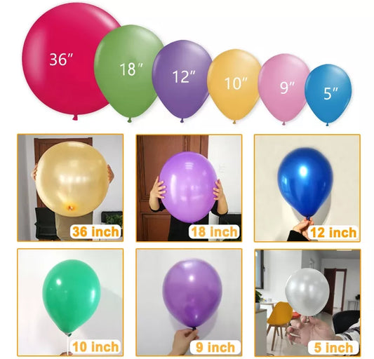 Single layer Latex Balloon Wholesale 10/18 Inch Matte Helium Balloons For Birthday Party Wedding Arch Background Decoration